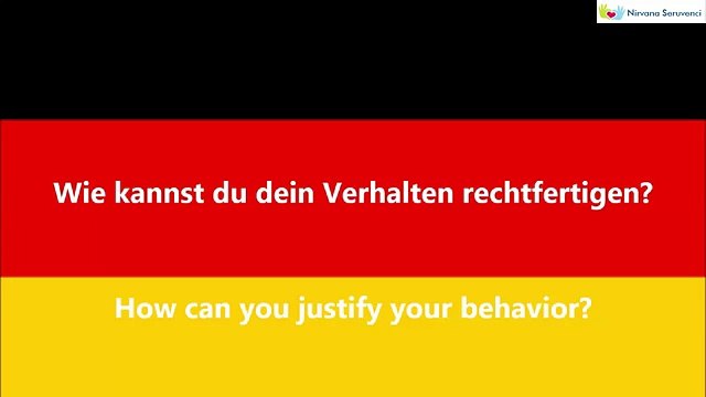 Learn German | Deutsch Lernen | sich verhalten |