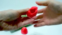 Поделки как сделать из пластелина органические яйца учим цвета сюрприз яйца прятать игрушки