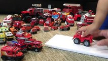 Toy Trucks - Fire Trucks for Kids Fire Engines Collection - Paw Patrol Marshall & Robocar Poli Roy