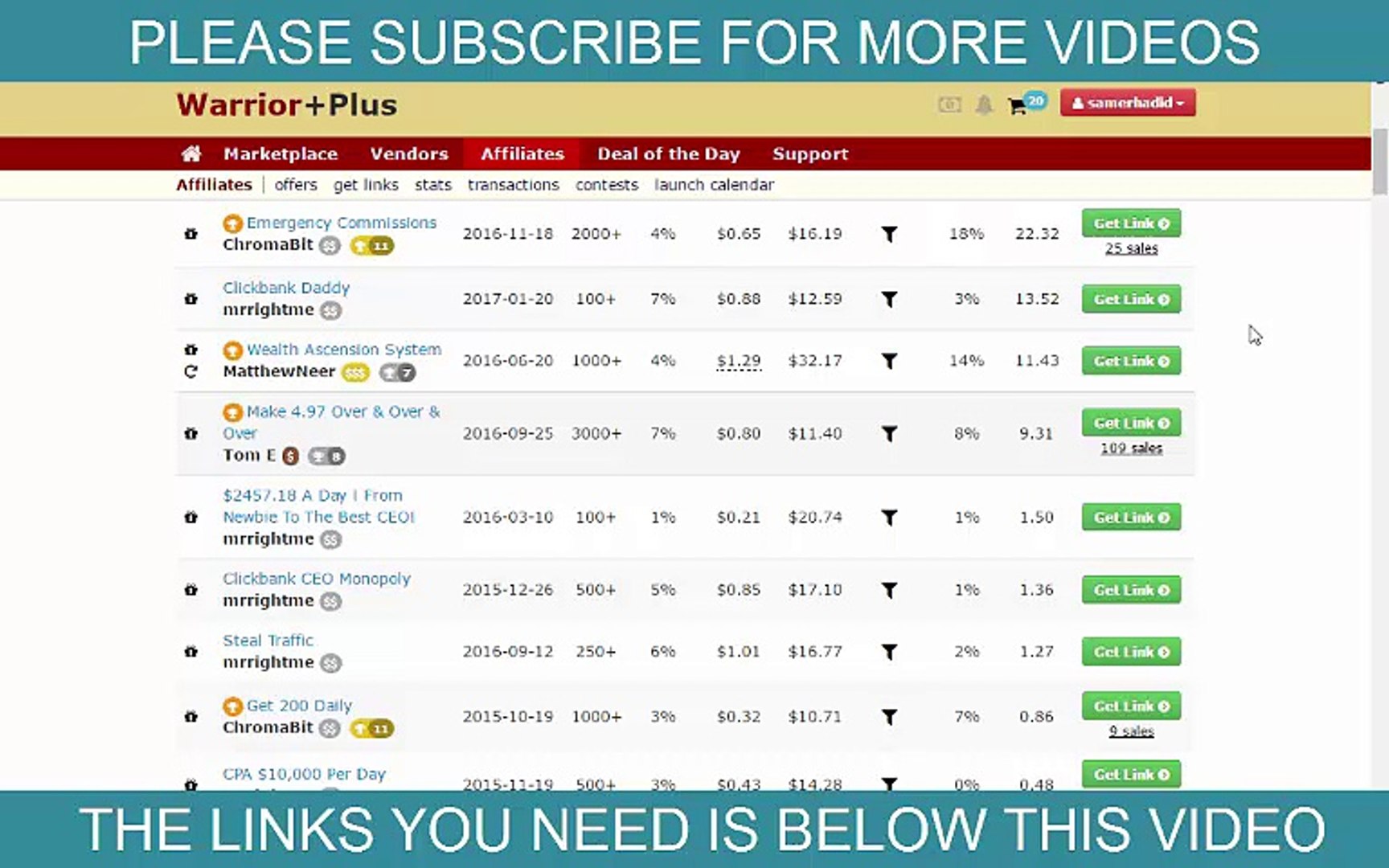 Free paypal cash How to make $2000 from warriorplus using free traffic