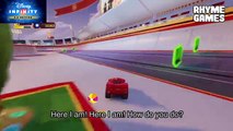 Disney Pixar Cars Lightning McQueens Stunt Show - Daddy Finger Nursery Rhyme Children Songs