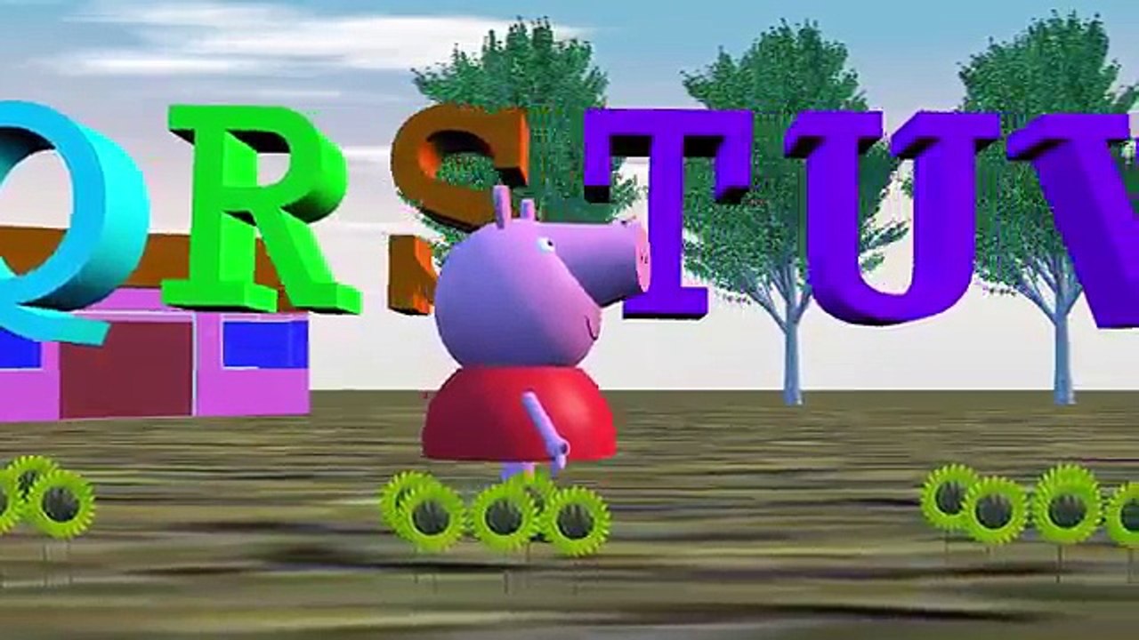 ABC SONG FOR CHILDREN WITH PEPPA PIG | ALPHABET SONGS FOR TODDLERS | HAVE FUN TEACHING ABCD FOR KIDS