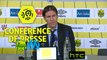 Conférence de presse FC Nantes - Olympique de Marseille (3-2) : Sergio CONCEICAO (FCN) - Rudi GARCIA (OM) Ligue 1 / 2016-17