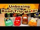 Pixar Cars Unboxing Road Trip Mater with Off Road Mater Flo and Ramone