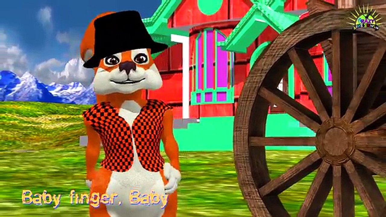 Tiger Animal Finger Family Song - 3D Animation Cartoons Nursery Rhymes & Songs for Children