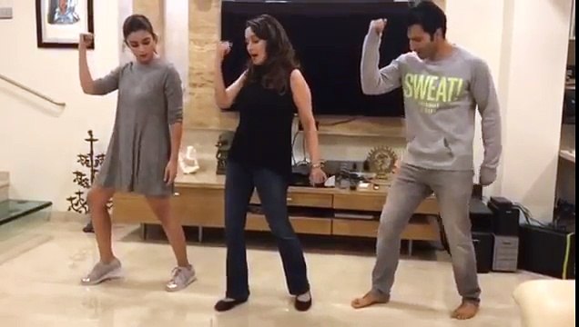 Varun & Alia Tamma Tamma with Madhuri Dixit Nene! _ Badrinath Ki Dulhania-Q-OknpGvM3s