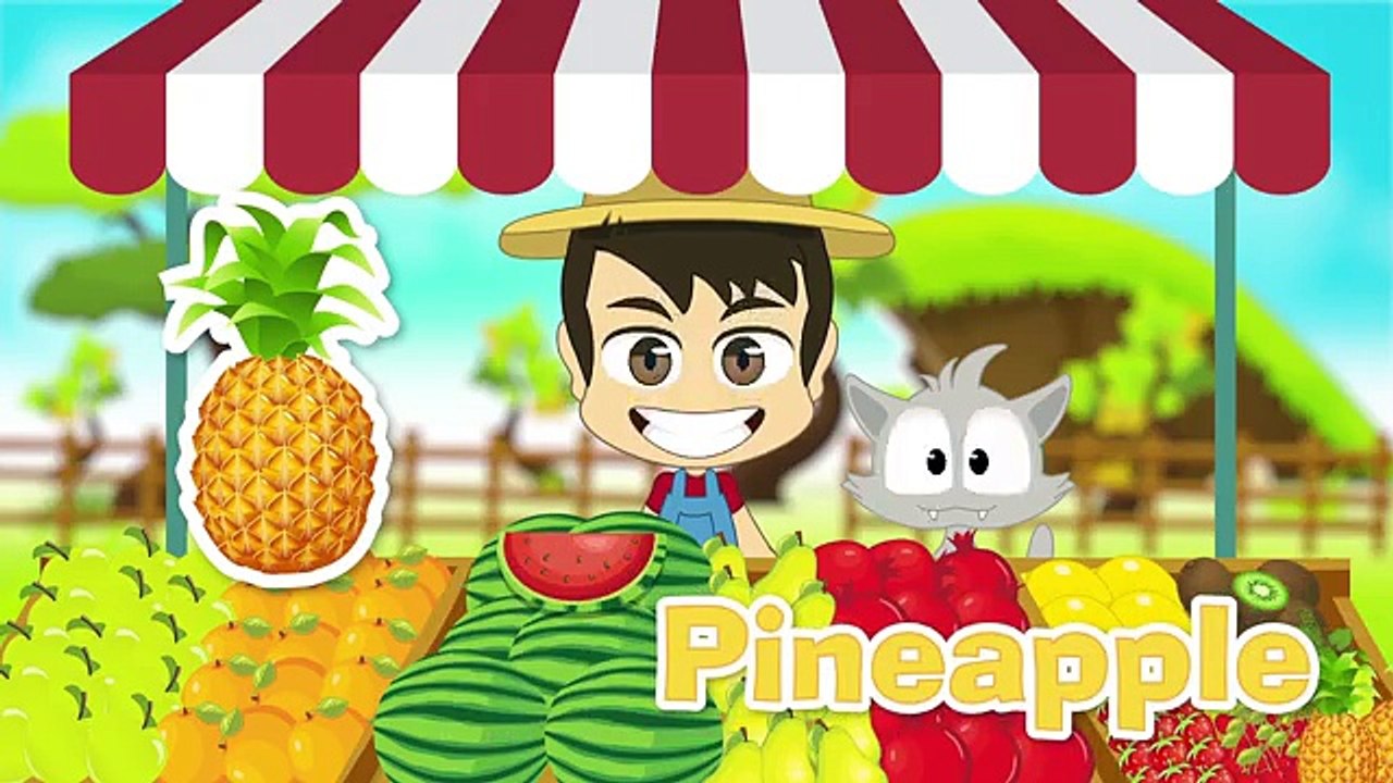 Fruits in English for Kids - أسماء الفواكه باللغة الإنجليزية للأطفال