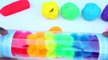 Modelling Clay PlayDough Rainbow Roller Pin Ice Cream Learn Colors Fun and Creative Kids