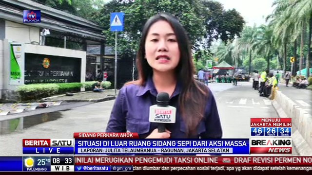 Breaking News: Sidang ke-10 Ahok Sepi dari Aksi Massa