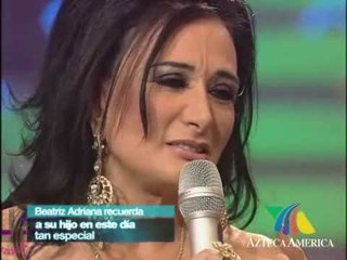 Beatriz Adriana recuerda a su hijo