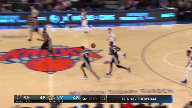 CarMelo Anthony Moves to 25th in All Time Scoring Spurs vs knicks Feb 12, 2017