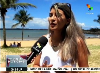 Esposas de policías de Espírito Santo mantienen bloqueos de cuarteles