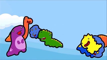 Dinosaurs Song with Kinder Surprise Eggs - Nursery Rhymes Songs for Kids Babytv123