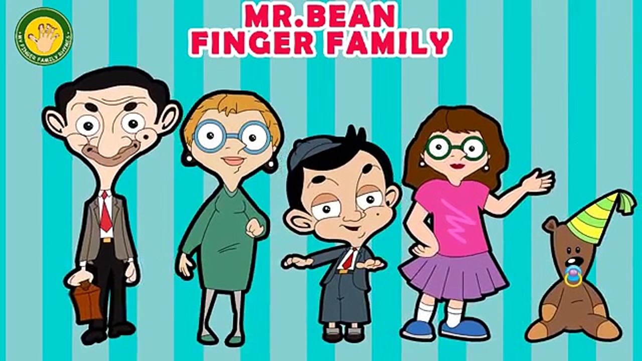 MR BEAN Finger Family Nursery Song | MY FINGER FAMILY RHYMES
