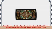 CafePress  Celtic Aperture Mandala Coffee Tray  Large Printed Serving Tray Breakfast 1defd2d6