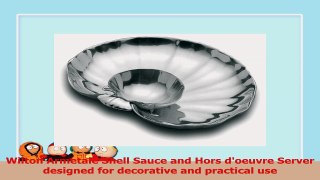 Wilton Armetale Shell Sauce and Hors doeuvre Server 15Inch by 12Inch 1b294f77