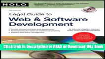 PDF [FREE] DOWNLOAD Legal Guide to Web   Software Development (book with CD-Rom) Book Online