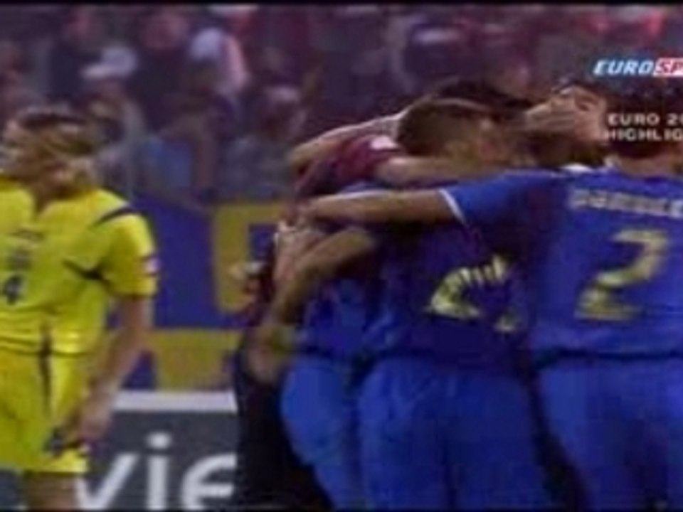 SECOND BUT DE DI NATALE QUALIF EURO 2008 UKRAINE