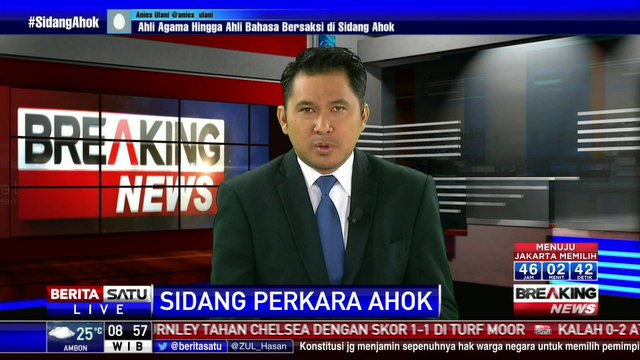 Breaking News: Pembacaan Tata Tertib Sidang ke-10 Ahok