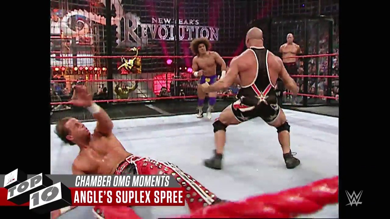 Elimination Chamber Match OMG Moments- WWE Top 10