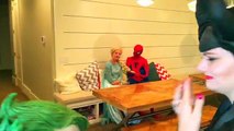 Frozen Elsa Eats a Bug! Spiderman, Joker Fun Superhero Prank Movie Compilation in Real Life in 4K!