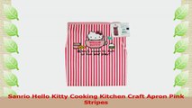 Sanrio Hello Kitty Cooking Kitchen Craft Apron Pink Stripes ed70823f