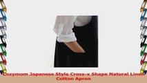 Cozymom Japanese Style Crossx Shape Natural Linen Cotton Apron 1c301f09