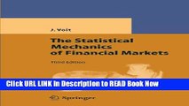 [DOWNLOAD] The Statistical Mechanics of Financial Markets (Theoretical and Mathematical Physics)
