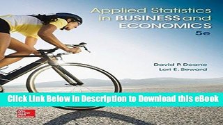 [Read Book] Applied Statistics in Business and Economics Kindle