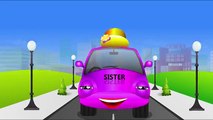 Finger Family Cars Nursery Rhymes for Childrens