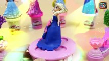 Play Doh Dresses Disney Princess Magiclip Frozen Anna, Elsa, Rapunzel, Ariel. snow white [Sunny D]