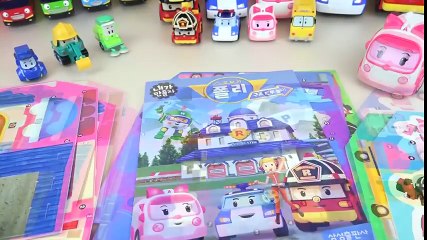 Robocar Poli car toys and Play doh
