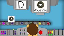 THE LETTER D - Phonics for Kids Alphabet Sounds PHONICS MACHINE ABC Sounds Kindergarten Preschool