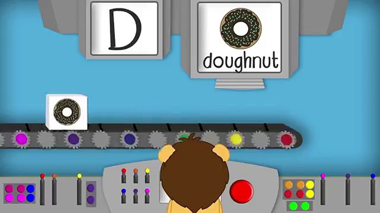 THE LETTER D - Phonics for Kids Alphabet Sounds PHONICS MACHINE ABC Sounds Kindergarten Preschool