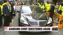 Independent counsel questions Samsung chief again over bribery allegations