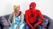 Spiderman vs Frozen Elsa! Spiderman Gets Hypnotized - Funny Superhero Movie in Real Life