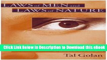 [Read Book] Laws of Men and Laws of Nature: The History of Scientific Expert Testimony in England