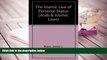 FREE [PDF]  The Islamic Law of Personal Status (Arab and Islamic Laws Series) [DOWNLOAD] ONLINE