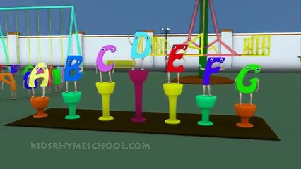 ABC song for kids │ ABC rhyme in 3D │Alphabet learning for toddlers