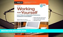 Kindle eBooks  Working for Yourself: Law   Taxes for Independent Contractors, Freelancers