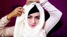 Hijab Style with Dazzling Droplets Spring Pashmina  Hijab   Styline