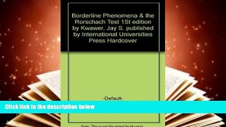 Audiobook  Borderline Phenomena   the Rorschach Test  Full Book