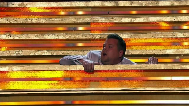 Adele kicks off The Grammys,James Corden kicks off his pants