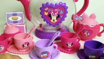 Minnie Mouse Bow-tique Play Doh Tea Playset Disney Junior Mickey Mouse Toys Juego de Té Plastilina