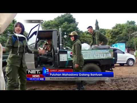 Puluhan Siswa jadi Relawan Bantu Bersihkan Lumpur - NET5