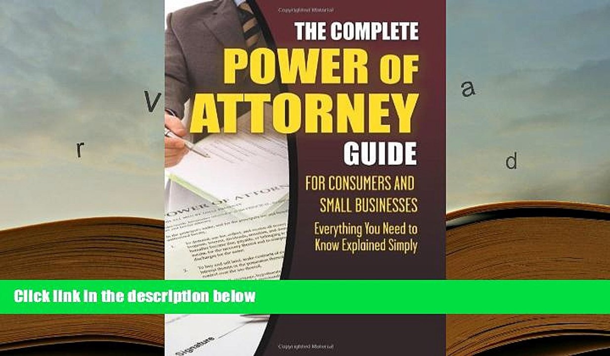 Kindle eBooks  The Complete Power of Attorney Guide for Consumers and Small Businesses: Everything