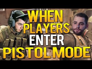 WHEN PLAYERS ENTER PISTOL MODE [CRAZY ONE TAPS] #CSGO