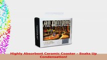 San Antonio Texas  The Riverwalk Set of 4 Ceramic Coasters  Corkbacked Absorbent c2199706