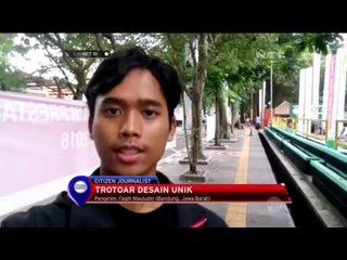 Trotoar Desain Unik di Bandung - NET 10