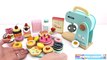 Toy Mixer Playset Cakes Cookies with Wooden Velcro Toys for Kids Preschoolers